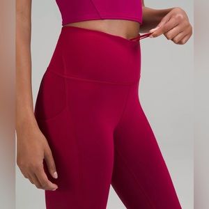 NEW lululemon Wunder train High Rise 25” Legging with Pockets